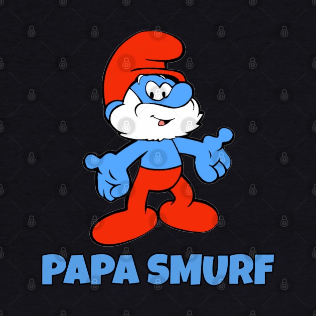 Papa Smurf by Creatifyty